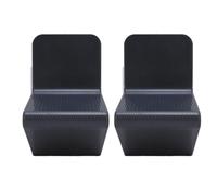 Wakects Repose-pieds de Douche 2 Pièces, Pédale de Douche pour Se Raser les Jambes, Support Antidérapant à Fixation Murale sans Perçage avec Rangement pour Salle de Bain (GREY)