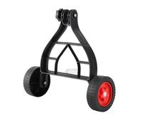 Wakects Roue de Support de la Coupe-File, Roue Auxiliaire Réglable pour Coupe-Herbe avec Boucle élastique Conception Flexible 25-28 Mm Structure de de Tube d'arbre (Black)