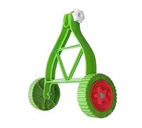 Wakects Roue de Support de la Coupe-File, Roue Auxiliaire Réglable pour Coupe-Herbe avec Boucle élastique Conception Flexible 25-28 Mm Structure de de Tube d'arbre (Green)