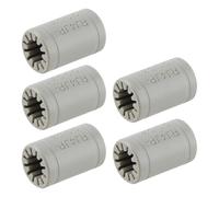Wakects Roulement en Plastique pour Imprimante 3D Roulement Linéaire en Polymère Solide RJ4JP-01-08 16 Mm OD 8 Mm ID 25 de Longueur Ajustement à la Presse 5 Pièces pour Accessoires d'Imprimante 3D et