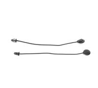 Wakects Sangle de Fixation pour étagère à Colis avec Cordon de Fixation pour étagère à Colis en Nylon et Plastique 2 Pièces Arrière Gauche Droite Installation Facile pour MK3 2012 2017 Utilisation