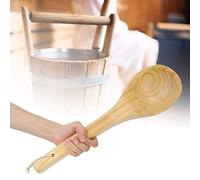 Wakects Sauna Cuillère, Simple Scoop de Bois de Dénipre Fait à la Main, Lisse, Facile à Tenir, Polyvalent pour Le thé, Le Vin, la Soupe. Design Robuste, Idéal pour Les Spas de Sauna, Les Hôtels