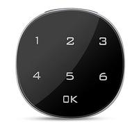 Wakects Serrure à Combinaison Numérique, Serrure électronique Codée par Mot de Passe en Alliage de Zinc avec Code de 4 à 15 Chiffres, pour Tiroir D'armoire, Boîte aux Lettres, Boîte