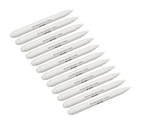 Wakects Stylos Solubles dans L'eau, Encre Lavable, 12 Pièces, 13,7 Cm | Marqueur pour Tissu, Corps en Plastique et Fibre, Motifs de Broderie, Coupe et Confection de Vêtements, Nettoyage avec