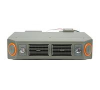 Wakects Système de Compresseur AC, Ensemble d'évaporateur de Climatisation 3 Vitesses pour Camping-cars pour Voitures pour Camions (Système de circuits 24 V 4A)