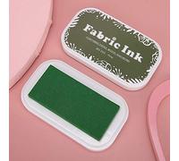 Wakects Tampon Encreur, Tampon Encreur coloré éponge de Style Restauration pour Estampage en Caoutchouc Bricolage, adapté au Papier et au Tissu, Plusieurs Couleurs Disponibles (BD-265 Vert pin)