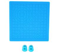 Wakects Tapis de Conception 3D, épais en Silicone de qualité Supérieure, Flexible et Pliable avec Règle à échelle Transparente, 2 Capuchons de Doigts pour les Enfants et les Amateurs