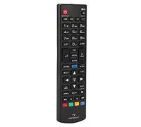 Wakects Télécommande pour TV, Portée de 33 Pieds | Accès direct aux chaînes, touche de navigation dans le menu, remplacement du plastique ABS, alternative à la télécommande