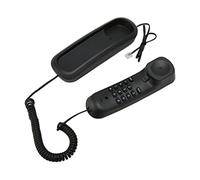 Wakects Téléphone Mural Rétro Filaire, Fonction Secret et Rappel, Boîtier | Boîtier ABS, Touche Silence, Rappel du Dernier Numéro, Usage Maison/hôtel/bureau