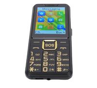 Wakects Téléphone Senior 4G, Téléphone Portable Senior, Appareil Photo 0,13 MP, Gros Boutons 3D, écran HD Incassable de 2,6 Pouces pour Un Usage Quotidien (Black)