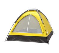 Wakeman 2 Personnes, (Jaune) Outdoors Tente dôme, Anti-Pluie et Sac de Transport, Facile à Installer, idéale pour Le Camping, la randonnée, Les Festivals de Musique en Plein air Unisexe