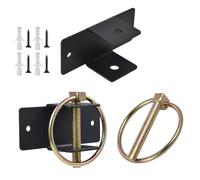 Wakuuea Crochets pour seau d'eau - Support de Distribeur d'Eau avec Axe | Crochets à dégagement rapide - pour écurie, clôture, enclos, tracteur, bétail