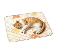 Wakuuea Pet Cooling Mat, Washable Pet Summer Cooling Mat & Sleeping Pad | Scratch-Resistant Washable Cat Cooling Mat, Easy To Clean Cat Cool Mat For Indoor, Outdoor And Car Use