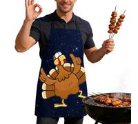 Wakuuea Tablier de Cuisine Humoristique, Idée Cadeau Originale Blague Barbecue Léger et Aéré, Pour Hommes et Femmes Fête Déguisement Cosplay, Pour Couple Famille Amis Père Papa Petit