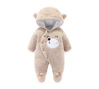 Walabe Vetement Bebe Garcon/Fille Naissance Combinaisons Manteau A Capuche Hiver Chaud Vetements Bebe Garcon 0-18 Mois Blousons Bebe