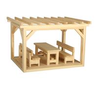 Walachia N. 63 - Pergola - Kit De Construction 100% Naturel - 110 Pcs
