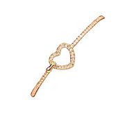 Walaka Femmes Fantaisie Bracelet -Nouveau éLéGant Bijoux De Mode De Bracelet D'Or D'Amour De Coeur De Strass- Poignet Bling Cadeau (or)