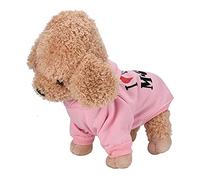 Walaka Vetements Chien Petite Taille Hiver - Sweatshirt pour Chihuahua Femelle Male Yorkshire Bouledogue Francais - Chaud Manteau à Carreaux (XS, Bleu)