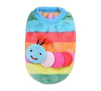 Walaka Vetements Chien Petite Taille Hiver - Sweatshirt pour Chihuahua Femelle Male Yorkshire Bouledogue Francais - Chaud Manteau à Carreaux (XXS, Multicolore)