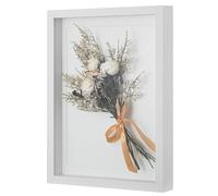 Walasis Cadre photo 3D à remplir - Cadre en bois de 3 cm de profondeur - 30 | Cadre pour objets pour bouquet de mariée, photos et collages