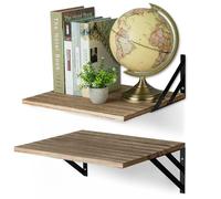 Walasis Large Étagère Murale en Bois de 30 cm de Profondeur, Lot de 2