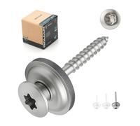 WALCUR Vis Spengler ø 4.5 x 45mm de Terrasse Autoperceuses en Acier Inoxydable 100 Pièces anthracite gris