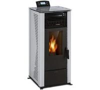 Waldbeck Energiewende Poêle à granules 5/10kW 5 niveaux télécommande A+ - Gris