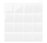 WalDecoo Carreaux Adhésifs Carrés Pour Cuisine, Autocollants Mosaïque 3D, Lot De 10 Carreaux Muraux À Décoller Et Coller, Autocollants Blanc Pour Cuisine Et Salle De Bain (22,9 X 22,9 cm)