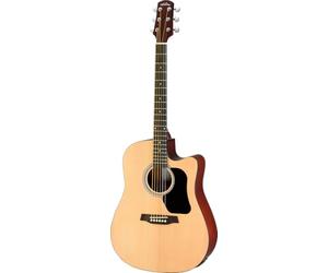 WALDEN Guitare folk Dreadnought Cutaway Laque satinée EQ Sac