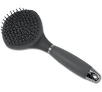 Waldhausen Brosse à Poils Longs avec Manche en Gel - noir