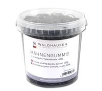 Waldhausen Caoutchoucs de crinière im Seau, 400 g - Noir, 400g