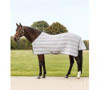 Waldhausen Couverture anti-mouches économique avec sangles croisées, gris argenté/gris, 75 cm