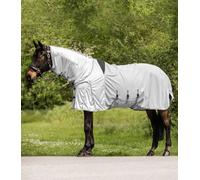 Waldhausen Couverture Anti-Mouches et Anti-Eczéma PROTECT, Gris Argenté / Argenté - 125 cm