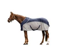 Waldhausen Couverture Été Bleu Nuit/Gris 165 cm