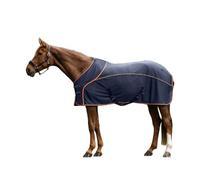 Waldhausen Couverture Été Bleu Nuit/Orange 165 cm