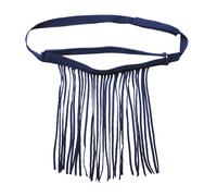 Waldhausen Franges anti-mouches avec tête de lit, bleu nuit, poney