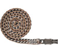 Waldhausen Longe Plus bleu nuit beige cappuccino avec crochet anti-panique , Taille:One Size