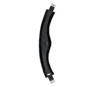 WALDHAUSEN Lune Longue sangle avec fourrure en peluche Noir/noir 135 cm
