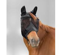 WALDHAUSEN Premium Masque Anti-Mouches avec Cache-Oreilles pour Demi-Sang Noir