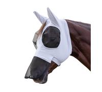 Waldhausen Masque anti-mouches Puck avec protection nasale, gris argenté, WB
