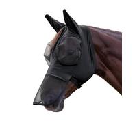Waldhausen Masque anti-mouches Puck avec protection nasale, noir, WB