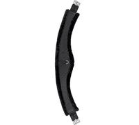 WALDHAUSEN Mond Sangle longue avec fourrure en peluche Noir/noir 105 cm