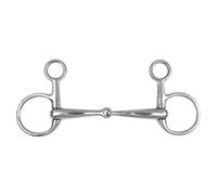 Waldhausen Mors brisure simple Baucher, massif 16 mm, anneaux Ø 5 cm 13,5 cm