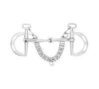 Waldhausen Mors de bride saut, simple brisure en acier inoxydable 13,5 cm - 16 mm