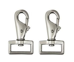 Waldhausen Mousquetons pour couverture de cheval, 1 paire pour la fermeture frontale