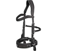Waldhausen Musreolle en Cuir Anatomique, Noire - Pony