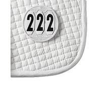 WALDHAUSEN Numéros de départ pour Le Tapis de Selle, Rond, Blanc