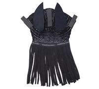 Waldhausen Oreilles Mouches Franges Noir WB