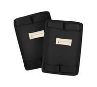 WALDHAUSEN Paire de protections de boucle pour sangles courtes en matériau souple noir