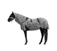 Waldhausen Couverture Anti-eczéma Zebra avec effet noir et blanc 145 cm